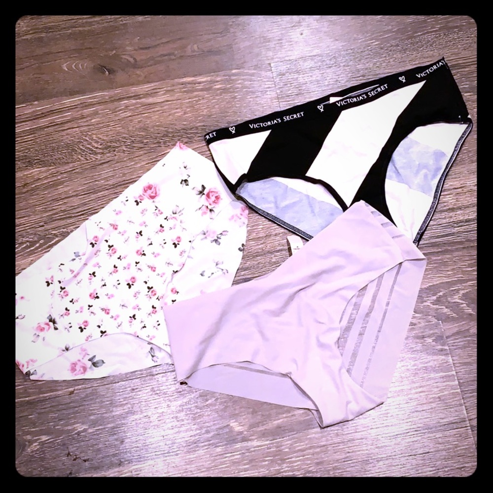 Three pairs of brand new Victoria’s Secret undies